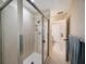 The bathroom includes a modern shower and well-maintained tile at 903 Pinellas Bayway S # 308, Tierra Verde, FL 33715