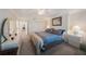 The main bedroom includes ample space, closet, ceiling fan, and is designed for relaxation and rest at 903 Pinellas Bayway S # 308, Tierra Verde, FL 33715