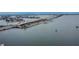 Picturesque aerial view of a bridge, showcasing its connection to the mainland and offering stunning views at 100 Bluff View Dr # 510A, Belleair Bluffs, FL 33770
