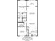Detailed floor plan of the unit, including dimensions for each room and layout of living spaces at 12405 3Rd E St # 306, Treasure Island, FL 33706