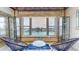 A lovely view of the water from the living room in this beautifully updated property at 12405 3Rd E St # 306, Treasure Island, FL 33706