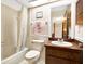 Bathroom with a bath tub and shower combo at 13902 Bardmoor Pl # B, Tampa, FL 33618
