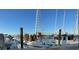 Fishing boat docked with assorted equipment including ropes, poles and nets at 1500 Sunset Rd # C7, Tarpon Springs, FL 34689