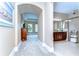 Bathroom featuring dual vanities, glass shower, and neutral tones for a serene and spa-like experience at 15305 Fishhawk Preserve Dr, Lithia, FL 33547