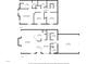 Detailed floorplan showcasing the layout of both floors of the townhome at 16621 Kingletside Ct, Lithia, FL 33547