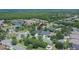 Aerial shot of the home nestled in a beautiful, established neighborhood at 20537 Lace Cascade Rd, Land O Lakes, FL 34637