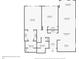 Detailed floor plan showcasing multiple bedrooms, bathrooms, living spaces, kitchen, and closet space at 220 Belleview Blvd # 104, Belleair, FL 33756
