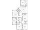 Floorplan of a two-story home showing layout including bedrooms, bathrooms, closets, and living spaces at 2495 Oakwood Preserve Dr, Wesley Chapel, FL 33543