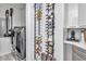 Mud room with wine racks, washer, dryer, and accessories to keep your home organized at 449 S 12Th St # 504, Tampa, FL 33602