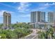 Cityscape view showcasing urban buildings and a bustling street with palm trees at 449 S 12Th St # 504, Tampa, FL 33602