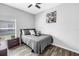 A stylish bedroom provides a restful retreat with soft lighting and plush bedding at 511 York Dale Dr, Ruskin, FL 33570