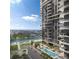 High-rise condo building featuring multiple balconies and an outdoor pool overlooking the city at 520 N Tampa St # 2303, Tampa, FL 33602