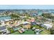 Desirable waterfront property with private boat dock, surrounded by picturesque canals and beautiful neighborhood views at 7889 3Rd S Ave, St Petersburg, FL 33707