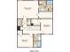 Upper floor plan showcasing primary suite, three bedrooms, two baths, and laundry room at 12414 Gust Ct, Hudson, FL 34669