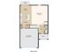Main floor plan featuring kitchen, great room, dining area, foyer, and two-car garage at 12414 Gust Ct, Hudson, FL 34669