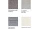 Carpet, tile, cabinet, and counter samples showcasing color and style options at 12414 Gust Ct, Hudson, FL 34669