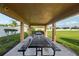 Covered picnic area offering residents a perfect place to relax and enjoy a meal at 14227 Alistar Manor Dr, Wimauma, FL 33598