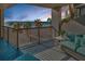 Relax on this serene balcony overlooking the beach with comfortable seating and stunning sunset views at 1600 Gulf Blvd # 212, Clearwater Beach, FL 33767