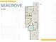 Seagrove floor plan showcasing the layout of the owner's suite, gathering room, cafe and more at 27153 Capri Shores Cir, Englewood, FL 34223