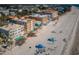 Beautiful beachfront condo building with a swimming pool, balconies, and beach access at 3 7Th Ave # 3, Indian Rocks Beach, FL 33785