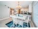 Charming dining area with seating for four, open to the kitchen at 3 7Th Ave # 3, Indian Rocks Beach, FL 33785