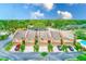 Charming townhome exteriors with well-maintained landscaping and private garages in a desirable neighborhood setting at 4212 Mill Valley Ct, Tampa, FL 33618