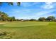 Beautiful golf course view with lush green fairway under a clear blue sky at 5212 Twin Creeks Dr, Valrico, FL 33596