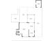 Detailed floor plan showcasing the layout of the home, including the living spaces, kitchen and patio at 6630 Gulfport S Blvd, South Pasadena, FL 33707