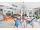 Inviting living space featuring a dining area connected to a cozy living room, perfect for entertaining at 6630 Gulfport S Blvd, South Pasadena, FL 33707