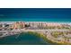 Beautiful aerial view of a Gulf Shores condo community near the beach at 18650 Gulf Blvd # 601, Indian Shores, FL 33785