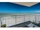 Enjoy breathtaking ocean views from the condo's balcony with comfortable seating at 18650 Gulf Blvd # 601, Indian Shores, FL 33785