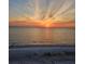 Stunning sunset view over the ocean at 18650 Gulf Blvd # 601, Indian Shores, FL 33785