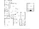 Detailed floor plan showcasing the layout of the home, including room dimensions and relationships between spaces at 26249 Sword Dancer Dr, Wesley Chapel, FL 33544
