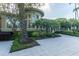 Elegant clubhouse with manicured landscaping, offering a beautiful and inviting space for community gatherings at 3844 Silverlake Way, Wesley Chapel, FL 33544