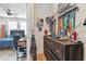 Bedroom with an organized walk-in closet at 414 Finn Way # 4, Dunedin, FL 34698