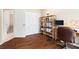 This home office includes laminate floors, a closet, and plenty of space to get work done at 4656 Copper Hill Dr, Spring Hill, FL 34609