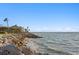 Picturesque waterfront view, complete with a rocky shoreline, perfect for tranquil walks by the water at 6106 Marbella Blvd, Apollo Beach, FL 33572