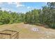View of a large backyard featuring lush greenery and open space, perfect for outdoor activities at 7606 Four Pines Rd, Plant City, FL 33565