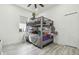 Bedroom with a unique bunk bed design, offering both a comfortable sleeping space and fun activities at 2305 W Kentucky Ave, Tampa, FL 33607