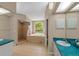 Bathroom features a shower, soaking tub with a window, and double vanity at 2512 Clubhouse Dr, Plant City, FL 33566