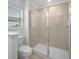 Bathroom featuring a glass enclosed shower with a tiled shower at 30752 Veridian Way, Wesley Chapel, FL 33545
