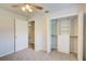 Bedroom featuring a spacious closet with organized shelving and drawer space at 3206 Shalimar Ter, North Port, FL 34286
