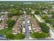 Beautiful aerial view of the community, showcasing the lush landscaping and well-maintained buildings at 3540 Countrybrook Ln # 23, Palm Harbor, FL 34684