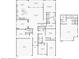 Detailed floorplan of a two-story house featuring multiple bedrooms, bathrooms, and living spaces on each floor at 4365 Frontera Ln, Wesley Chapel, FL 33543