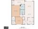 Detailed floor plan showcasing the layout, including bedrooms, bathrooms, living areas, and storage for convenient living at 4550 Cove Cir # 502, St Petersburg, FL 33708