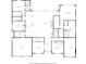 Detailed floor plan showcasing the layout of the home, including bedrooms, bathrooms, and living spaces at 634 Poinsettia Rd, Belleair, FL 33756