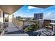 Relaxing balcony offering views of the city, beach, and lush landscaping at 1600 Gulf Blvd # 618, Clearwater, FL 33767