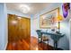 Inviting entryway with beautiful hardwood floors and a stylish decor with plenty of storage at 1600 Gulf Blvd # 618, Clearwater, FL 33767