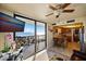 The living room has a view of the ocean and the kitchen at 1600 Gulf Blvd # 618, Clearwater, FL 33767