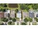 Aerial view of the property, highlighting the house, pool and surrounding landscape at 3243 Ashmonte Dr, Land O Lakes, FL 34638